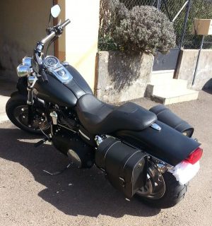 Sacoche Myleatherbikes Harley Dyna Fat bob_85